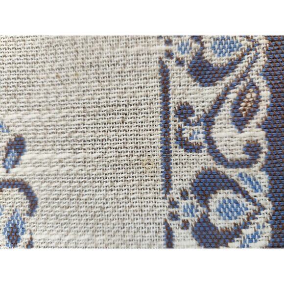 Austria made old world table runner blue and cream couple dancers - Picture 5 of 14